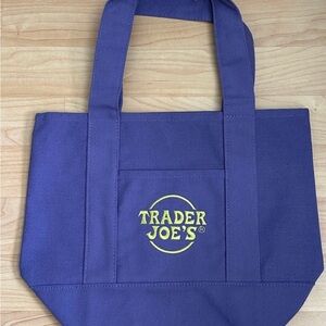 Trader Joe's Purple Tote Bag- mini Halloween collection